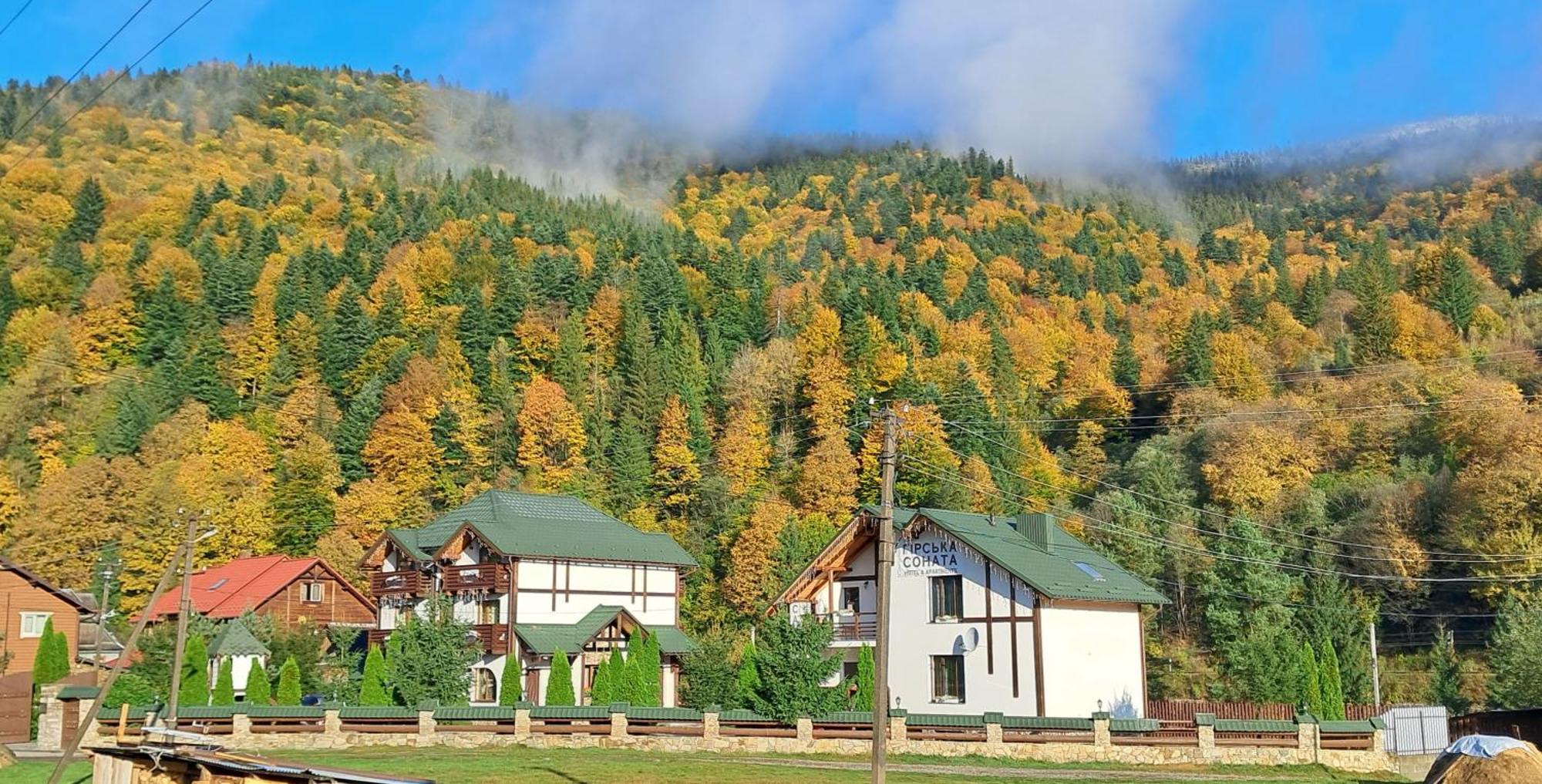 Girska Sonata Hotel & Apartments Mykulychyn Esterno foto